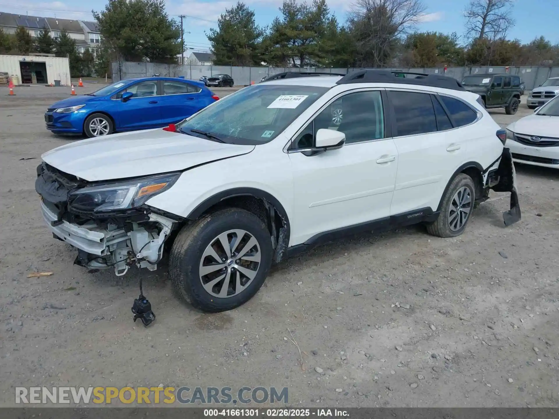2 Photograph of a damaged car 4S4BTACC0M3211243 SUBARU OUTBACK 2021