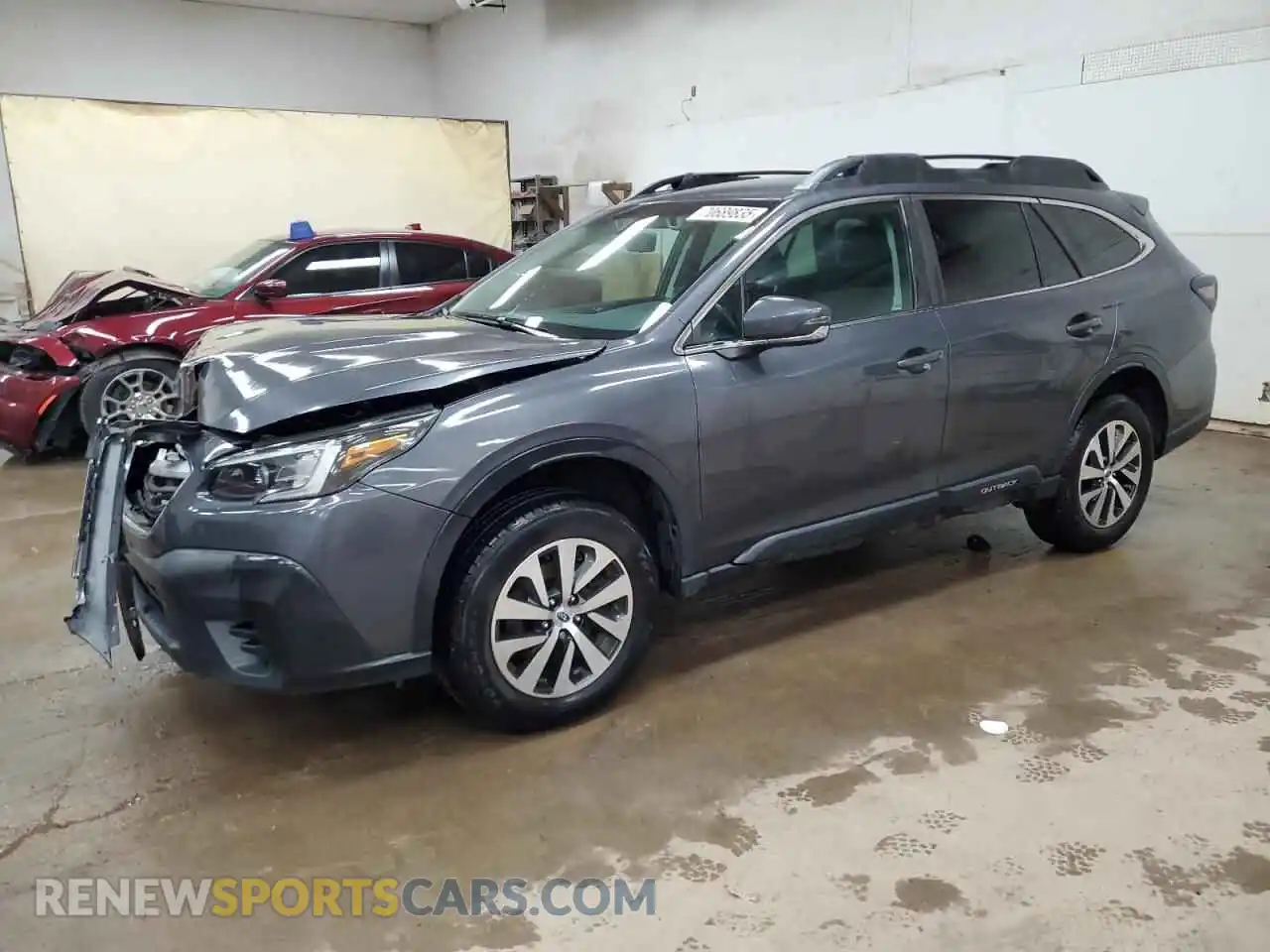 1 Photograph of a damaged car 4S4BTACC1M3122037 SUBARU OUTBACK 2021