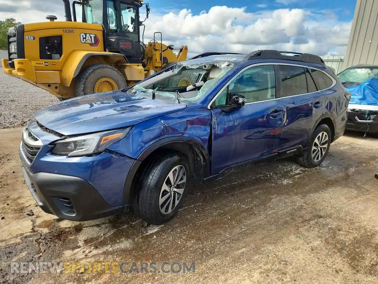 1 Photograph of a damaged car 4S4BTACC1M3126105 SUBARU OUTBACK 2021