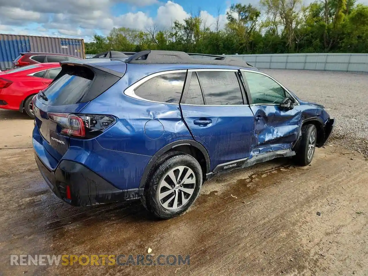 3 Photograph of a damaged car 4S4BTACC1M3126105 SUBARU OUTBACK 2021