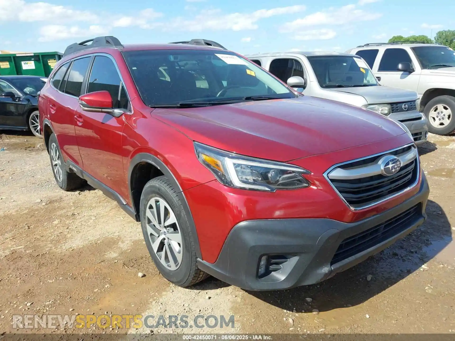 1 Photograph of a damaged car 4S4BTACC1M3127559 SUBARU OUTBACK 2021