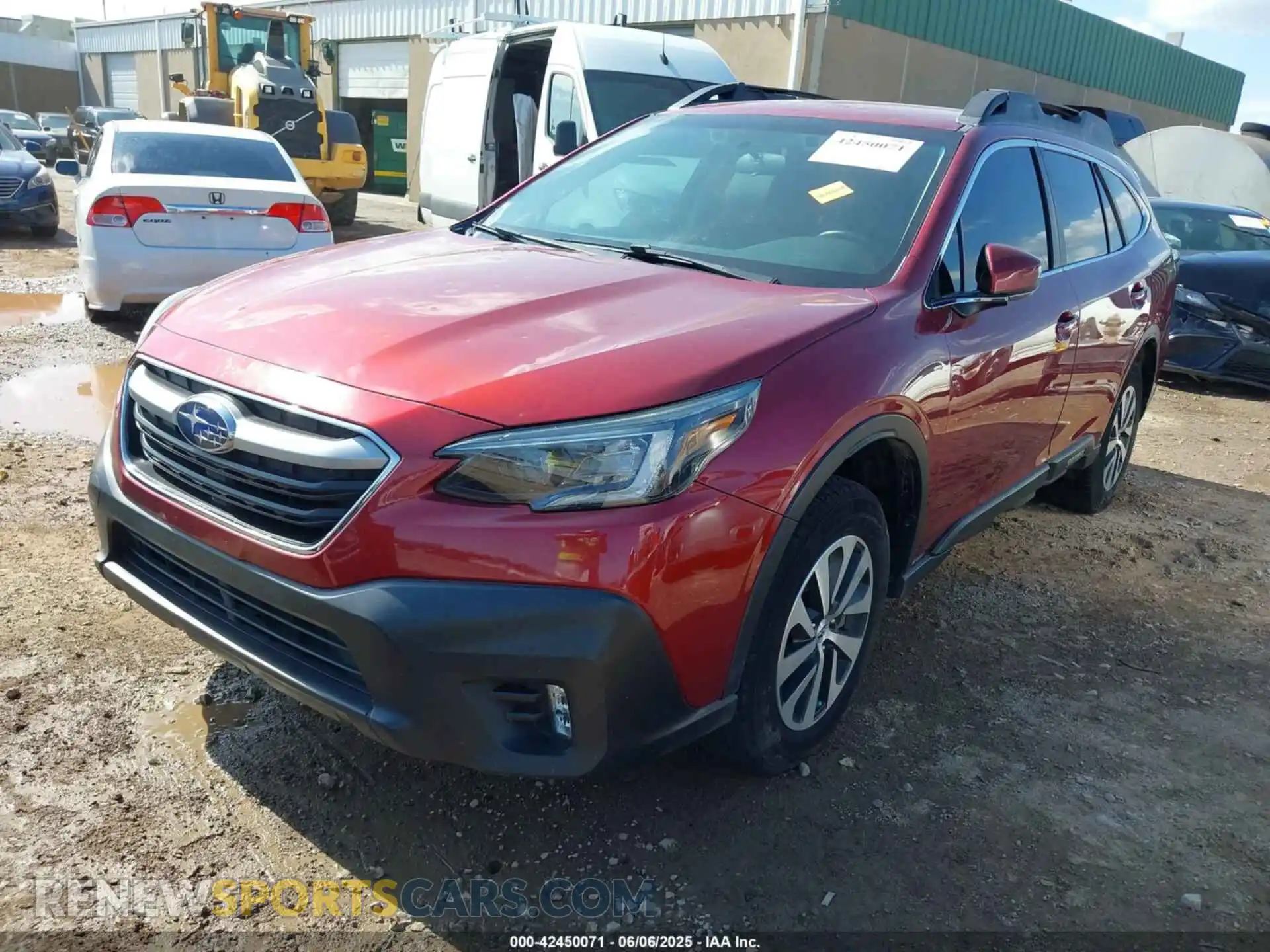 2 Photograph of a damaged car 4S4BTACC1M3127559 SUBARU OUTBACK 2021