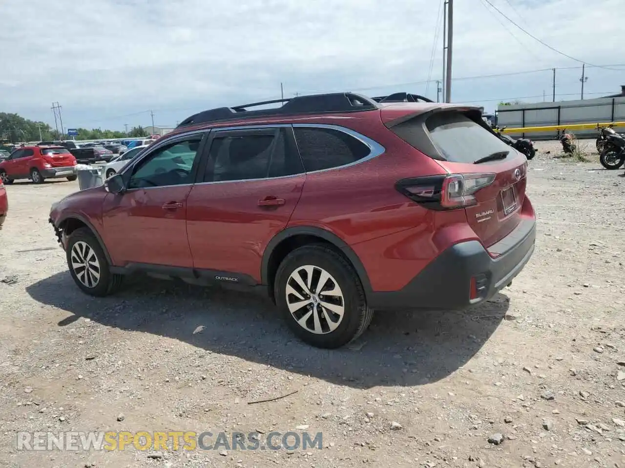 2 Photograph of a damaged car 4S4BTACC2M3119373 SUBARU OUTBACK 2021