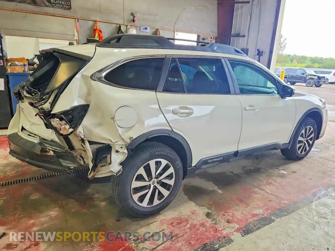 3 Photograph of a damaged car 4S4BTACC2M3136836 SUBARU OUTBACK 2021
