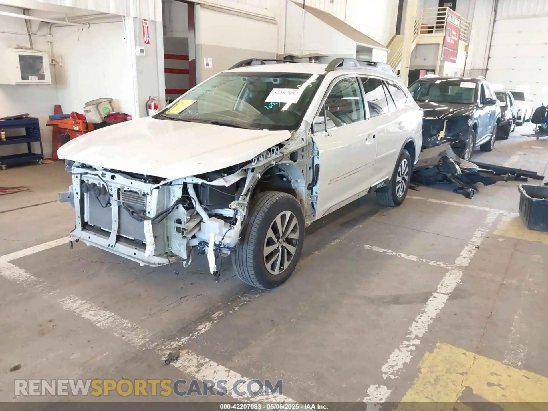2 Photograph of a damaged car 4S4BTACC3M3109869 SUBARU OUTBACK 2021