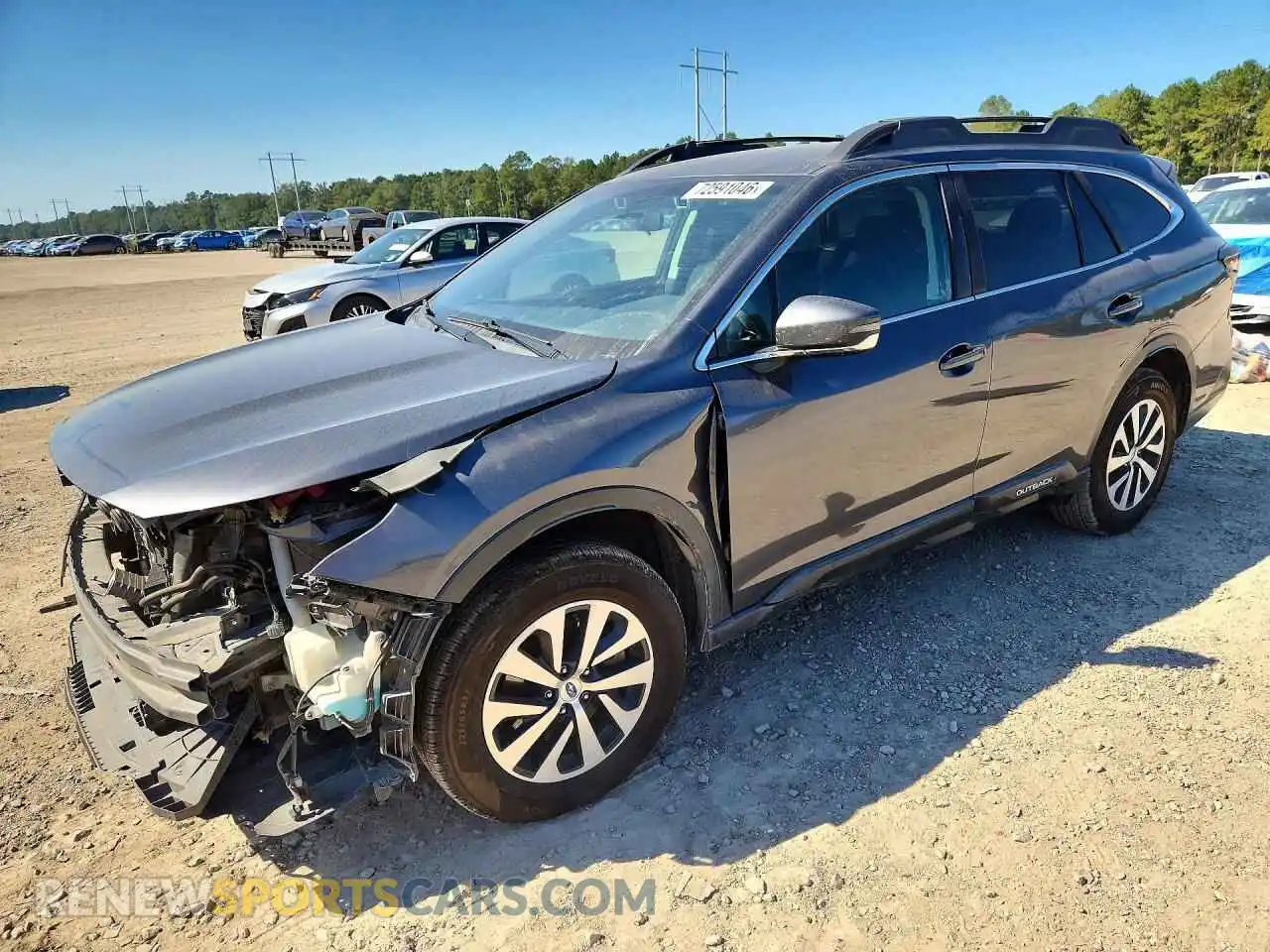 1 Фотография поврежденного автомобиля 4S4BTACC3M3173037 SUBARU OUTBACK 2021