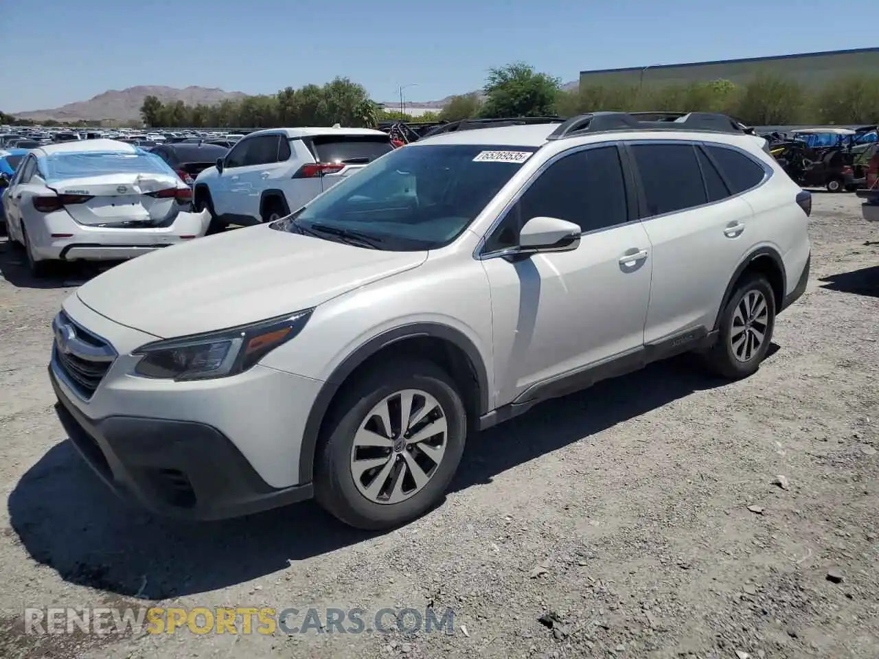 1 Photograph of a damaged car 4S4BTACC3M3207347 SUBARU OUTBACK 2021