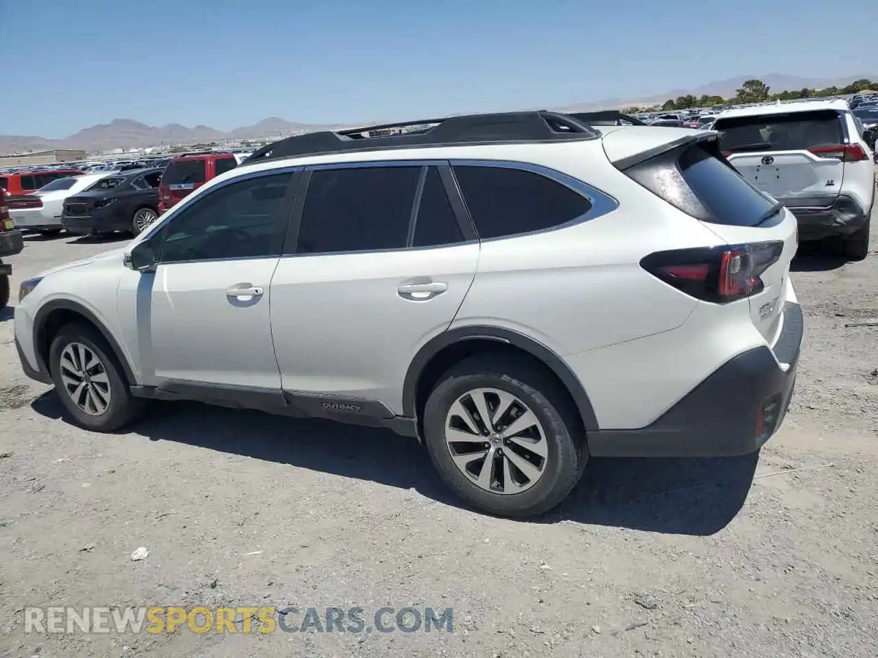 2 Photograph of a damaged car 4S4BTACC3M3207347 SUBARU OUTBACK 2021