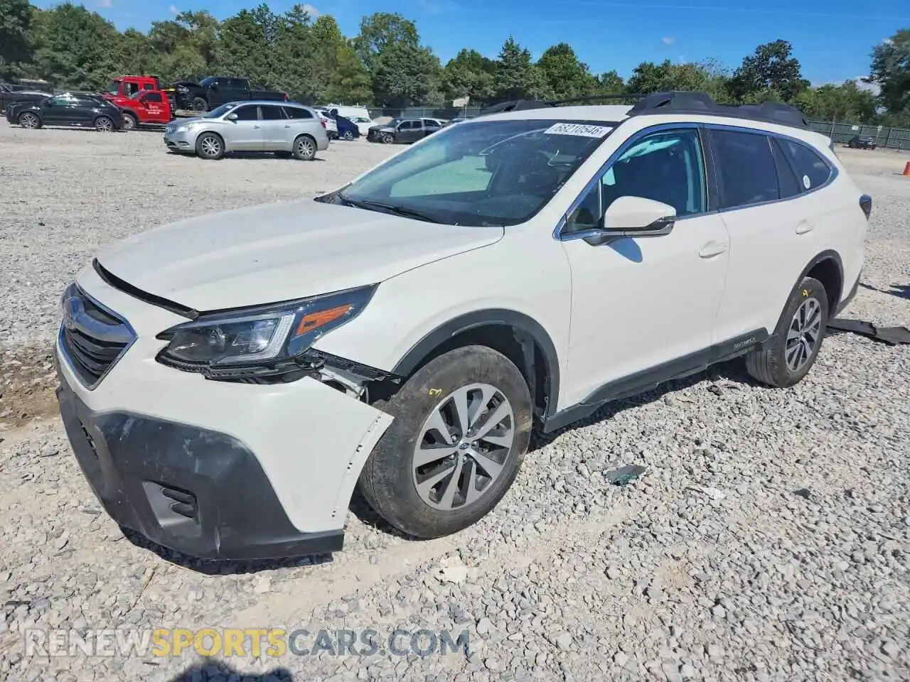 1 Photograph of a damaged car 4S4BTACC4M3202500 SUBARU OUTBACK 2021