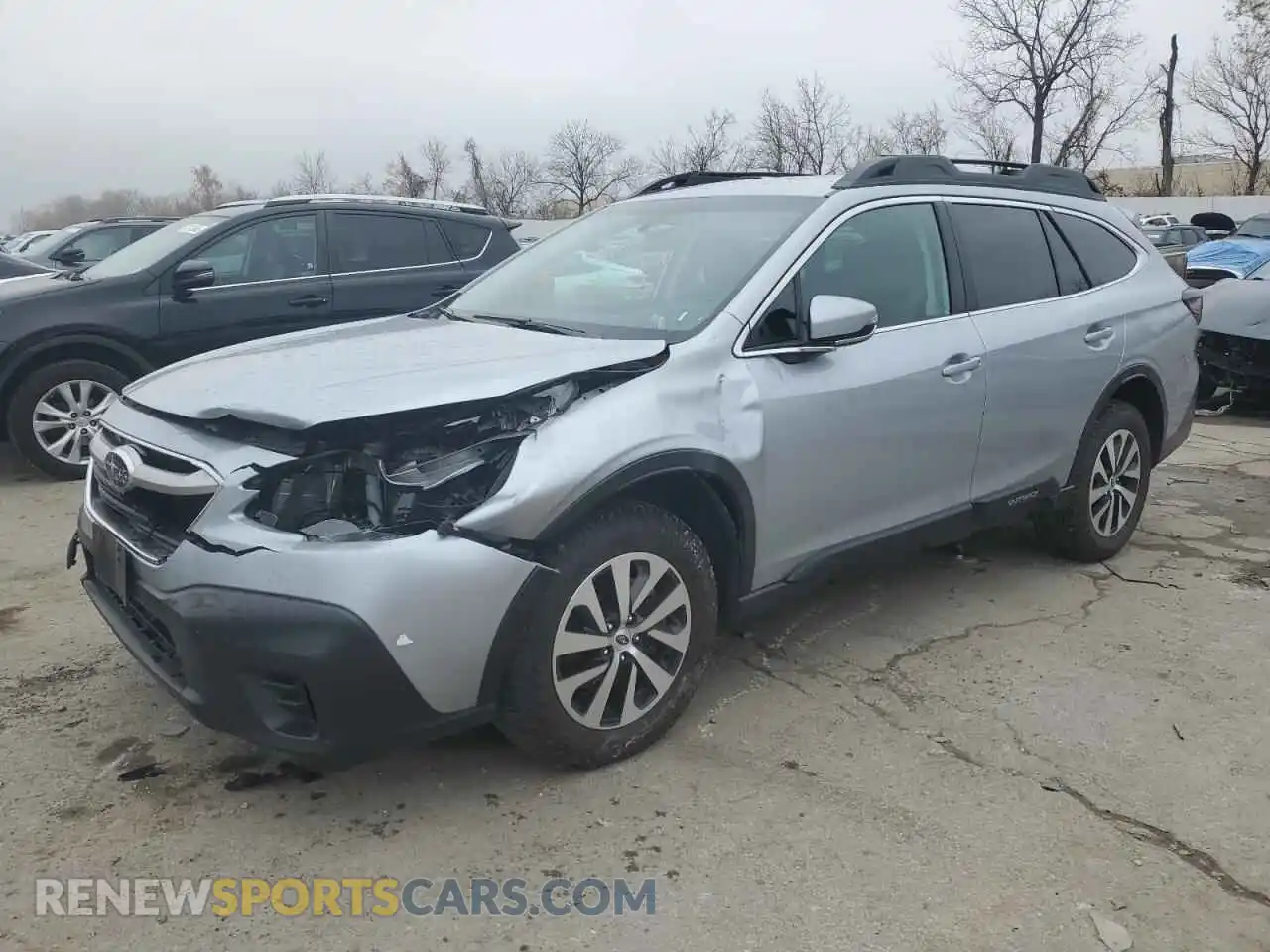 1 Photograph of a damaged car 4S4BTACC5M3197565 SUBARU OUTBACK 2021