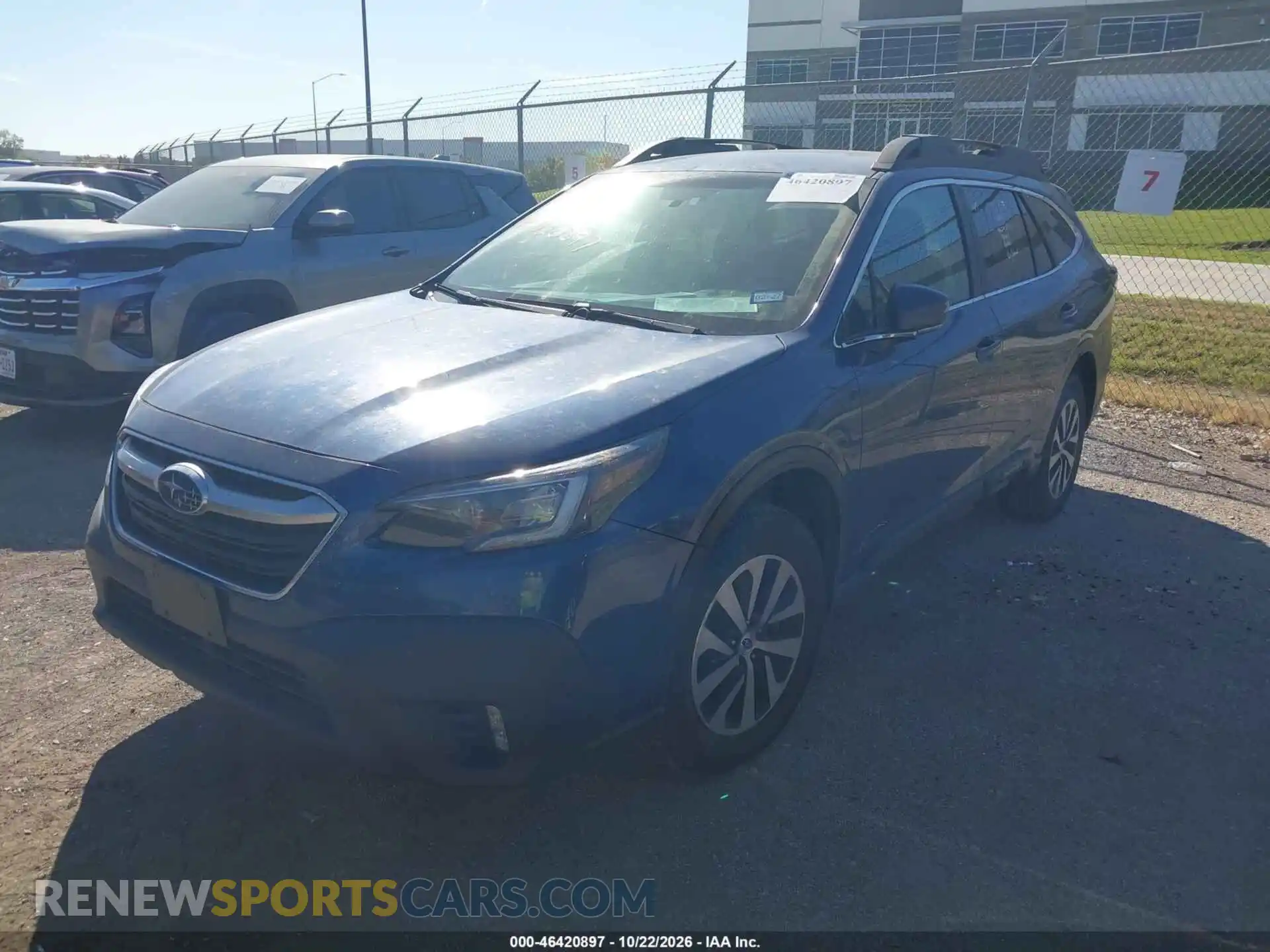 2 fotografías del automóvil dañado 4S4BTACC5M3202506 SUBARU OUTBACK 2021