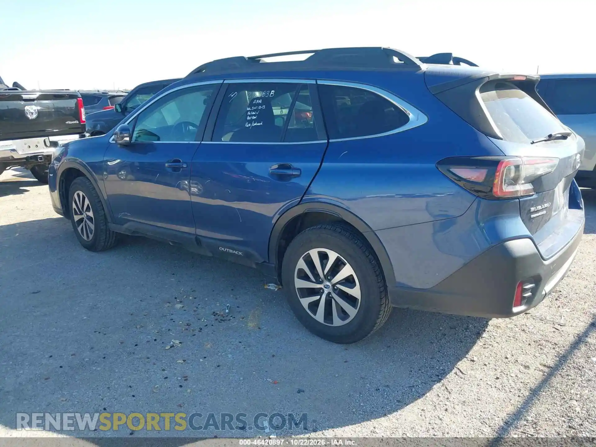 3 fotografías del automóvil dañado 4S4BTACC5M3202506 SUBARU OUTBACK 2021