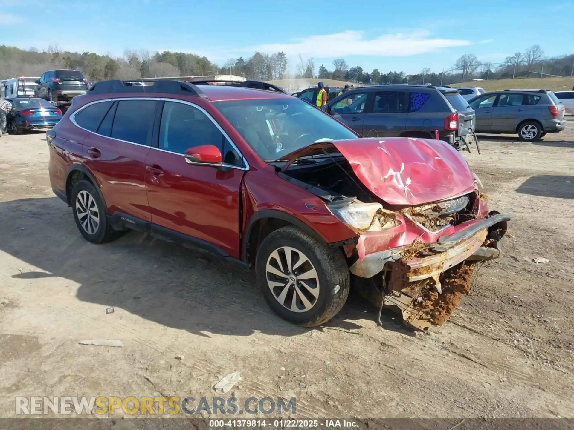 1 Photograph of a damaged car 4S4BTACC6M3170584 SUBARU OUTBACK 2021