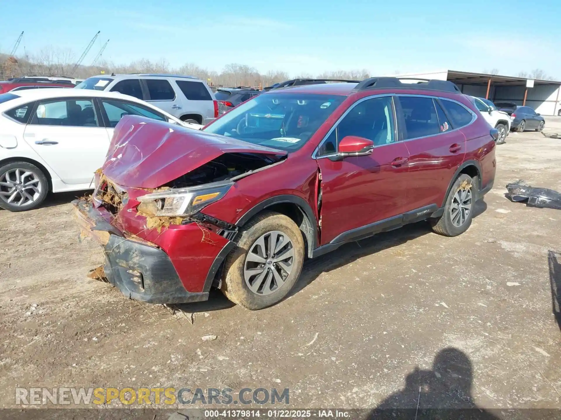 2 Photograph of a damaged car 4S4BTACC6M3170584 SUBARU OUTBACK 2021