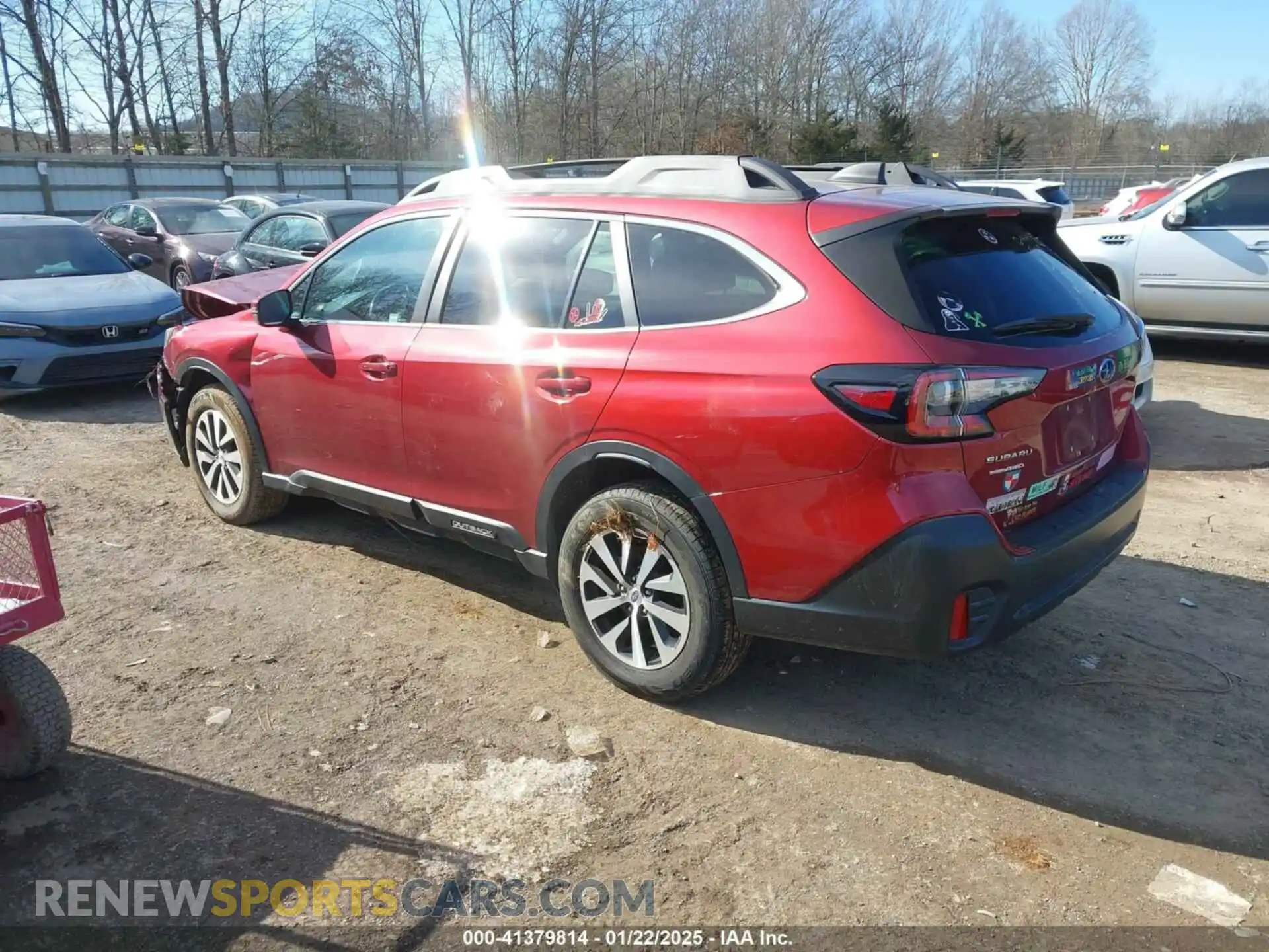 3 Photograph of a damaged car 4S4BTACC6M3170584 SUBARU OUTBACK 2021