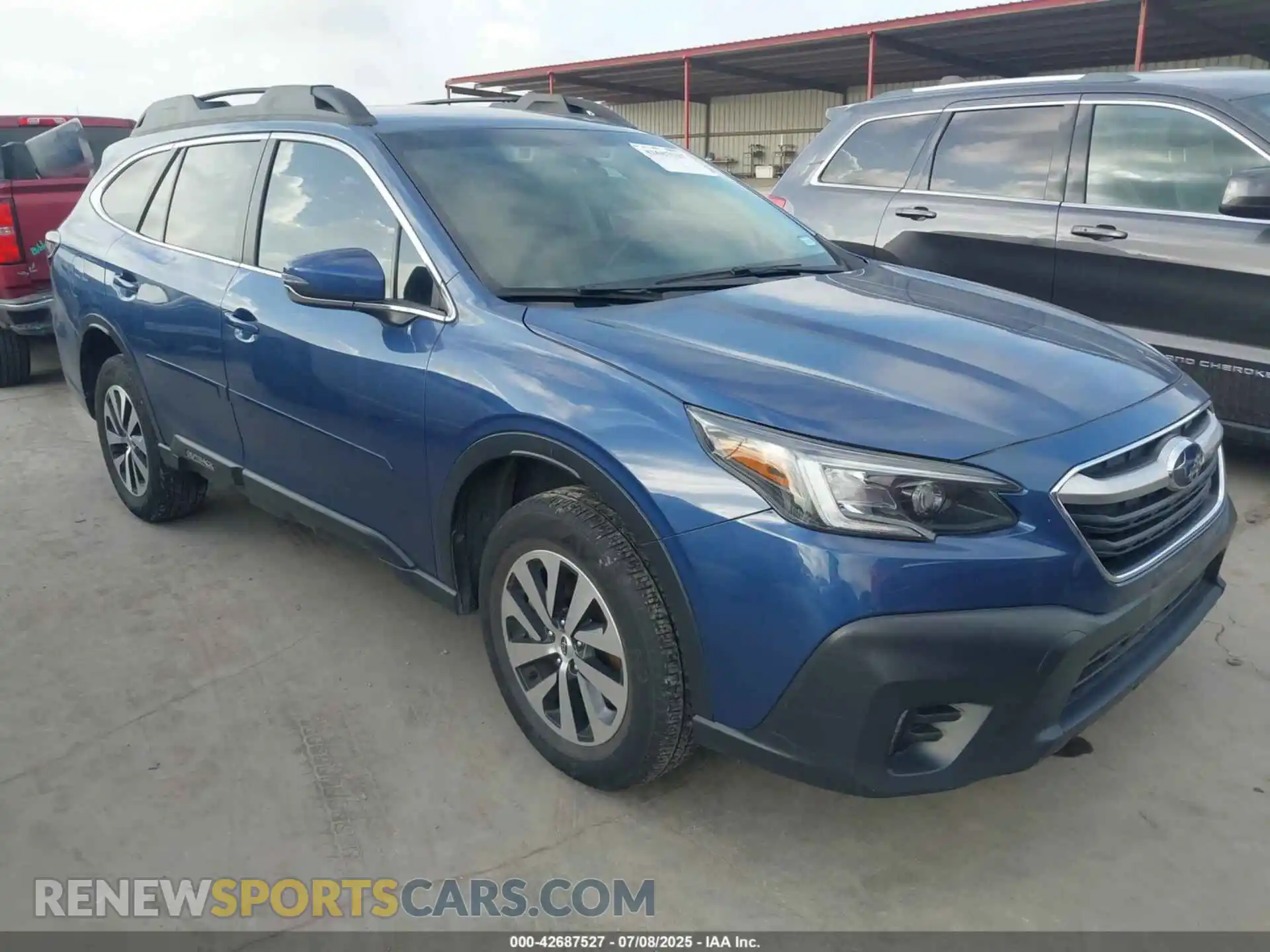 1 Photograph of a damaged car 4S4BTACC8M3170568 SUBARU OUTBACK 2021