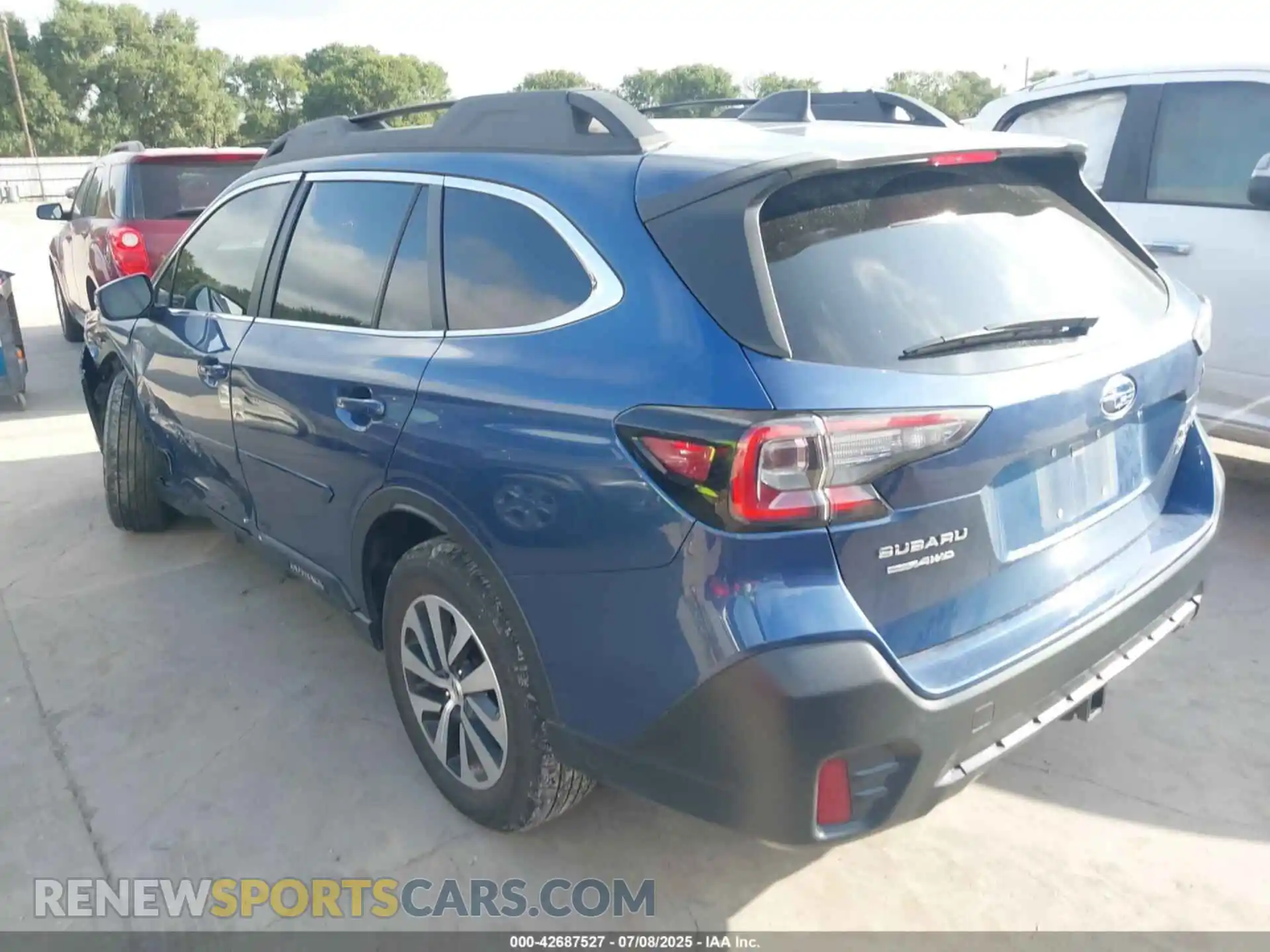 3 Photograph of a damaged car 4S4BTACC8M3170568 SUBARU OUTBACK 2021