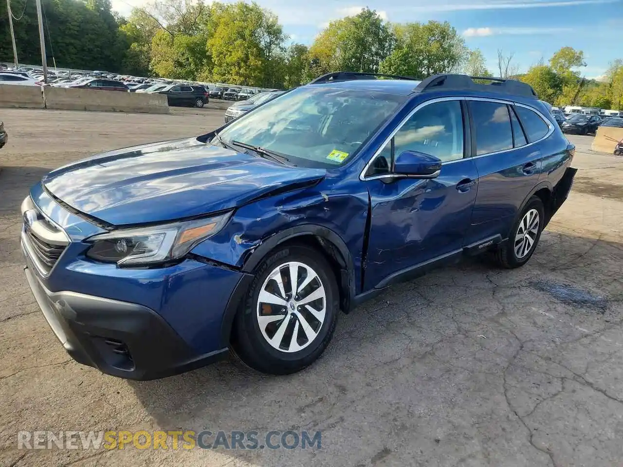 1 Photograph of a damaged car 4S4BTACC8M3180260 SUBARU OUTBACK 2021