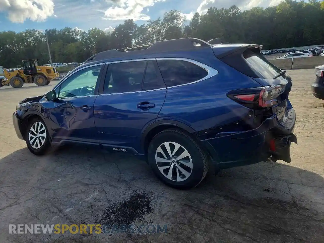 2 Photograph of a damaged car 4S4BTACC8M3180260 SUBARU OUTBACK 2021