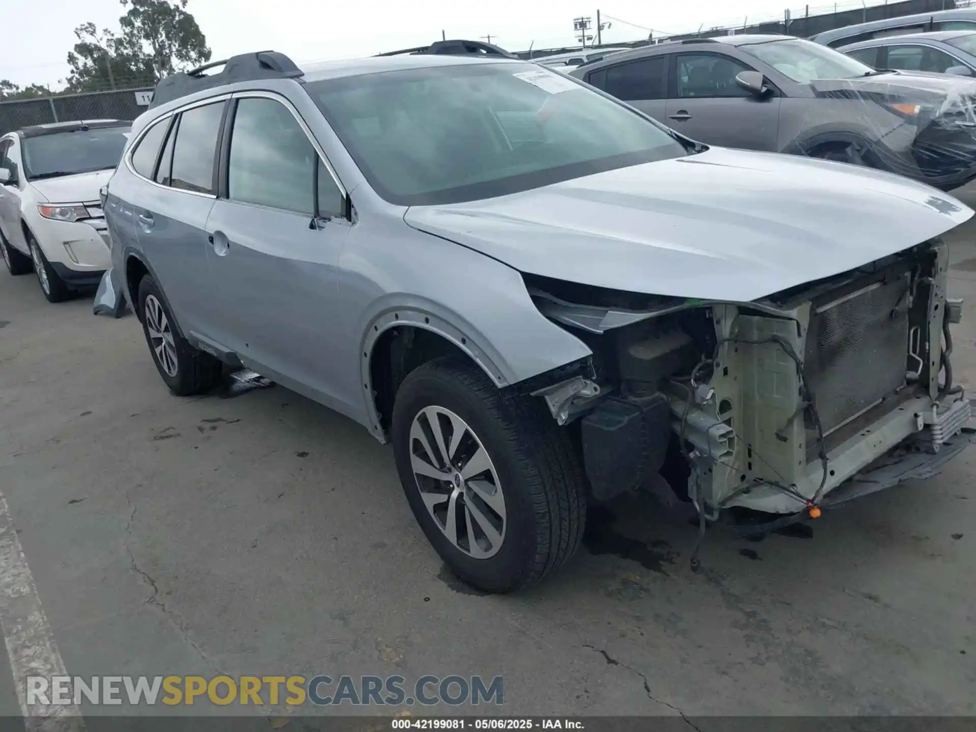 1 Photograph of a damaged car 4S4BTACC8M3196376 SUBARU OUTBACK 2021
