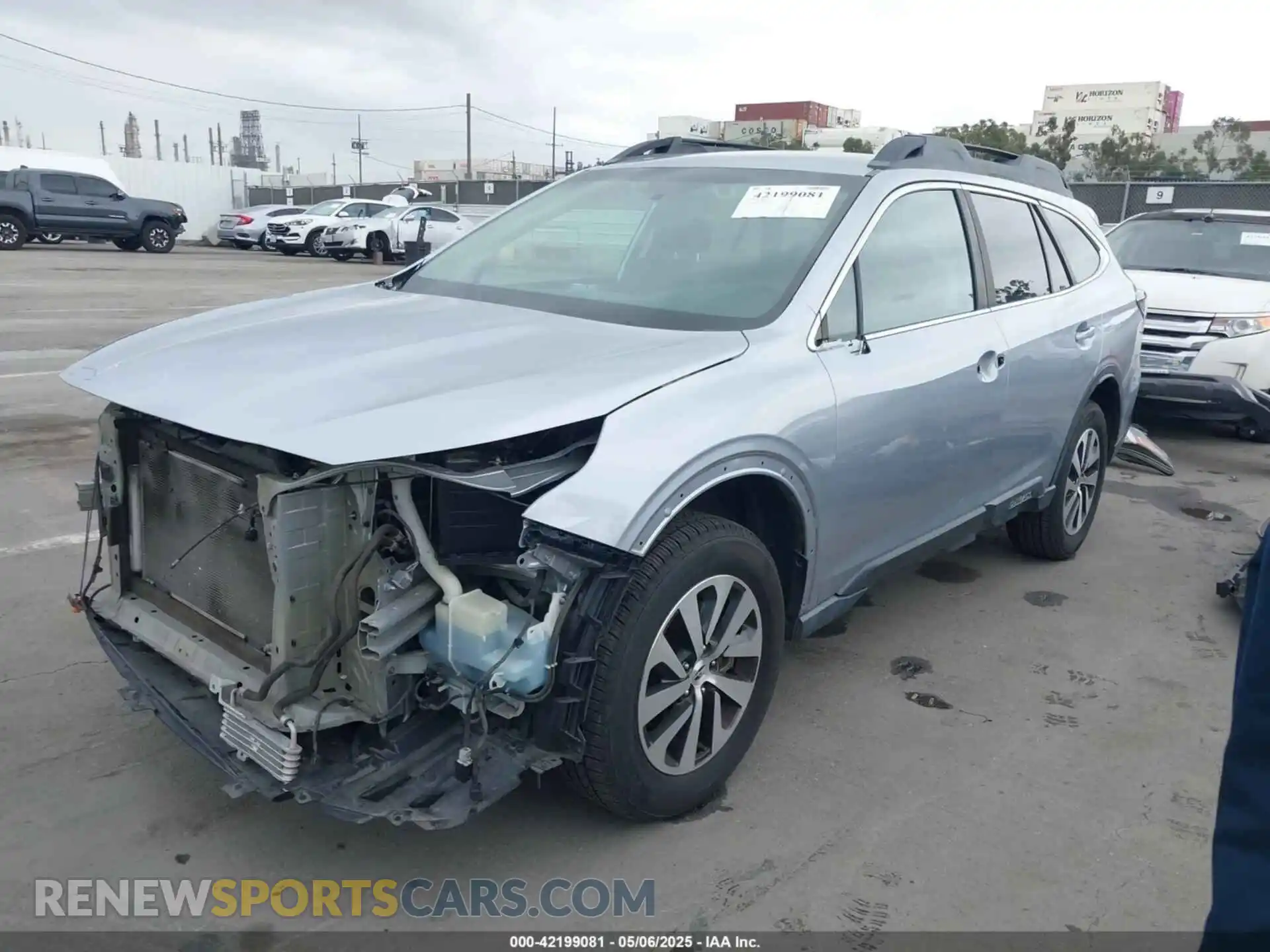 2 Photograph of a damaged car 4S4BTACC8M3196376 SUBARU OUTBACK 2021
