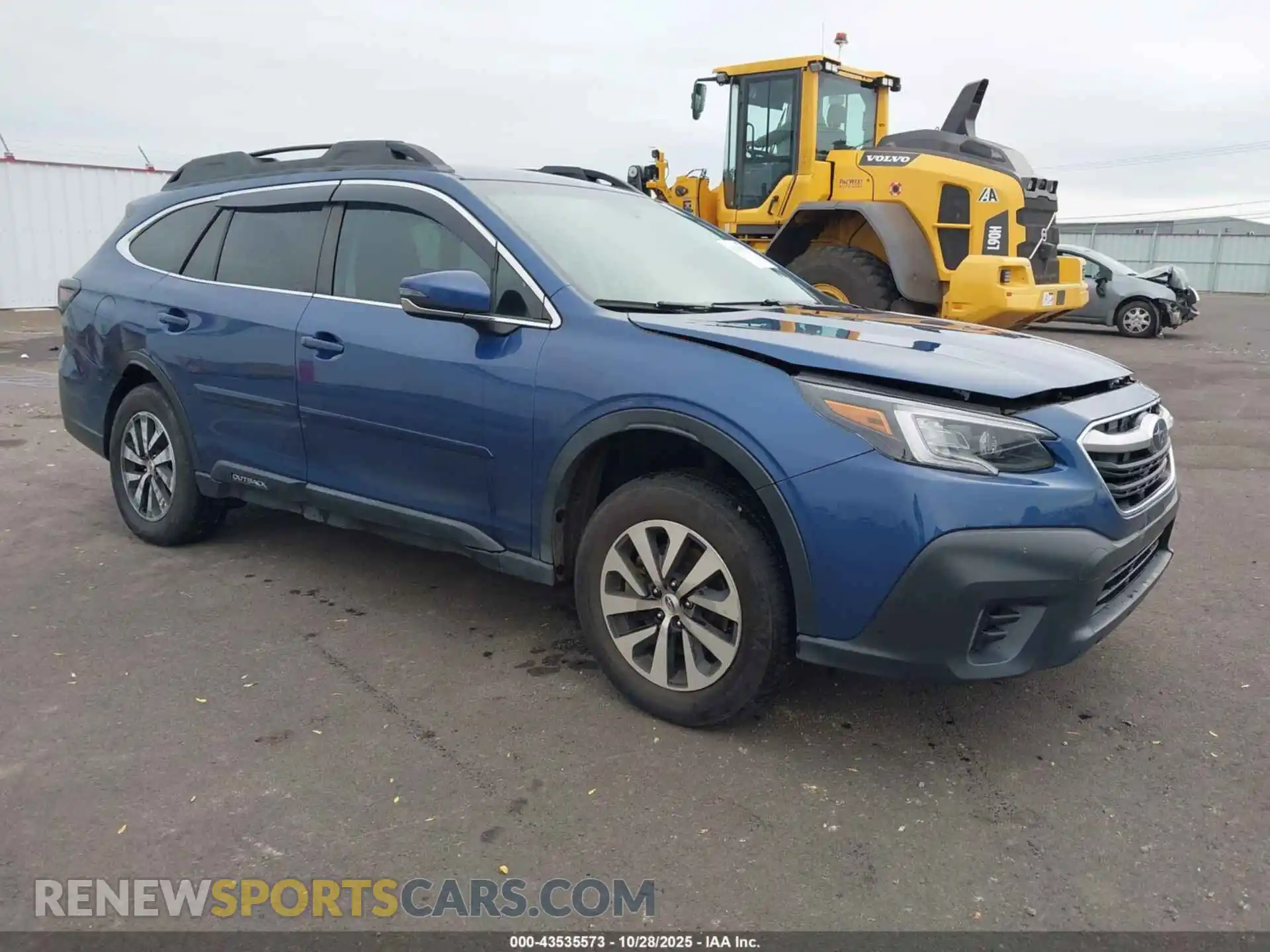 1 Photograph of a damaged car 4S4BTACC9M3144531 SUBARU OUTBACK 2021