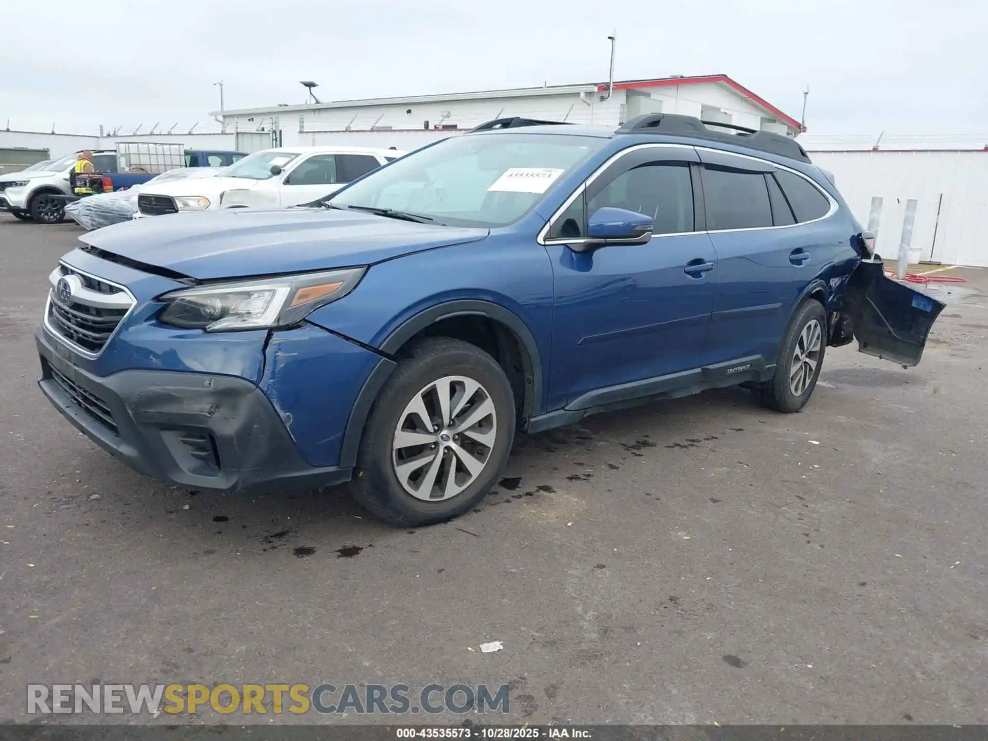 2 Photograph of a damaged car 4S4BTACC9M3144531 SUBARU OUTBACK 2021