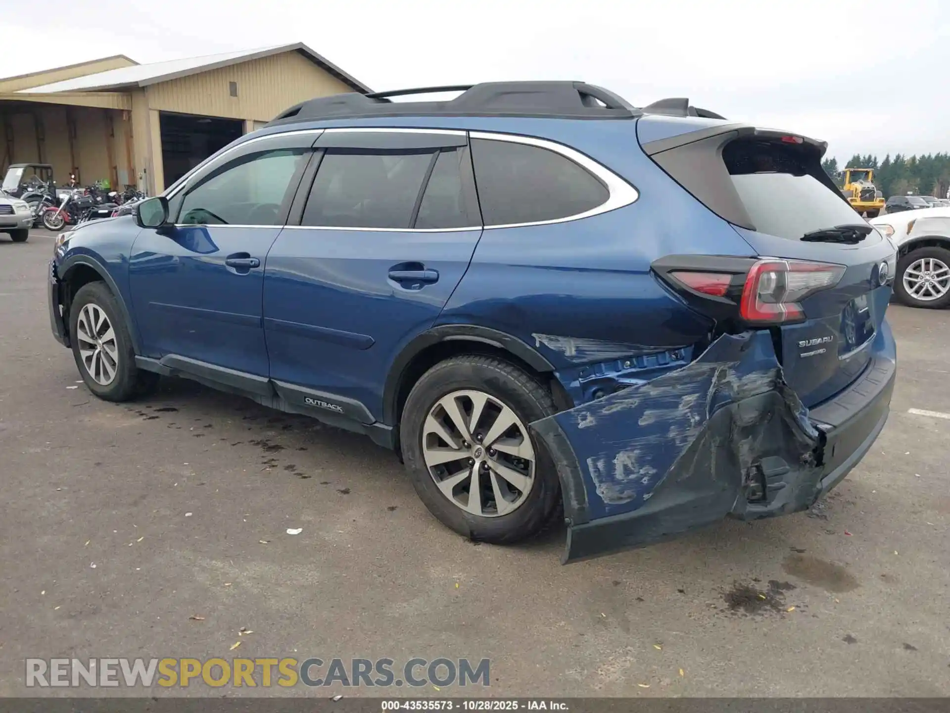 3 Photograph of a damaged car 4S4BTACC9M3144531 SUBARU OUTBACK 2021