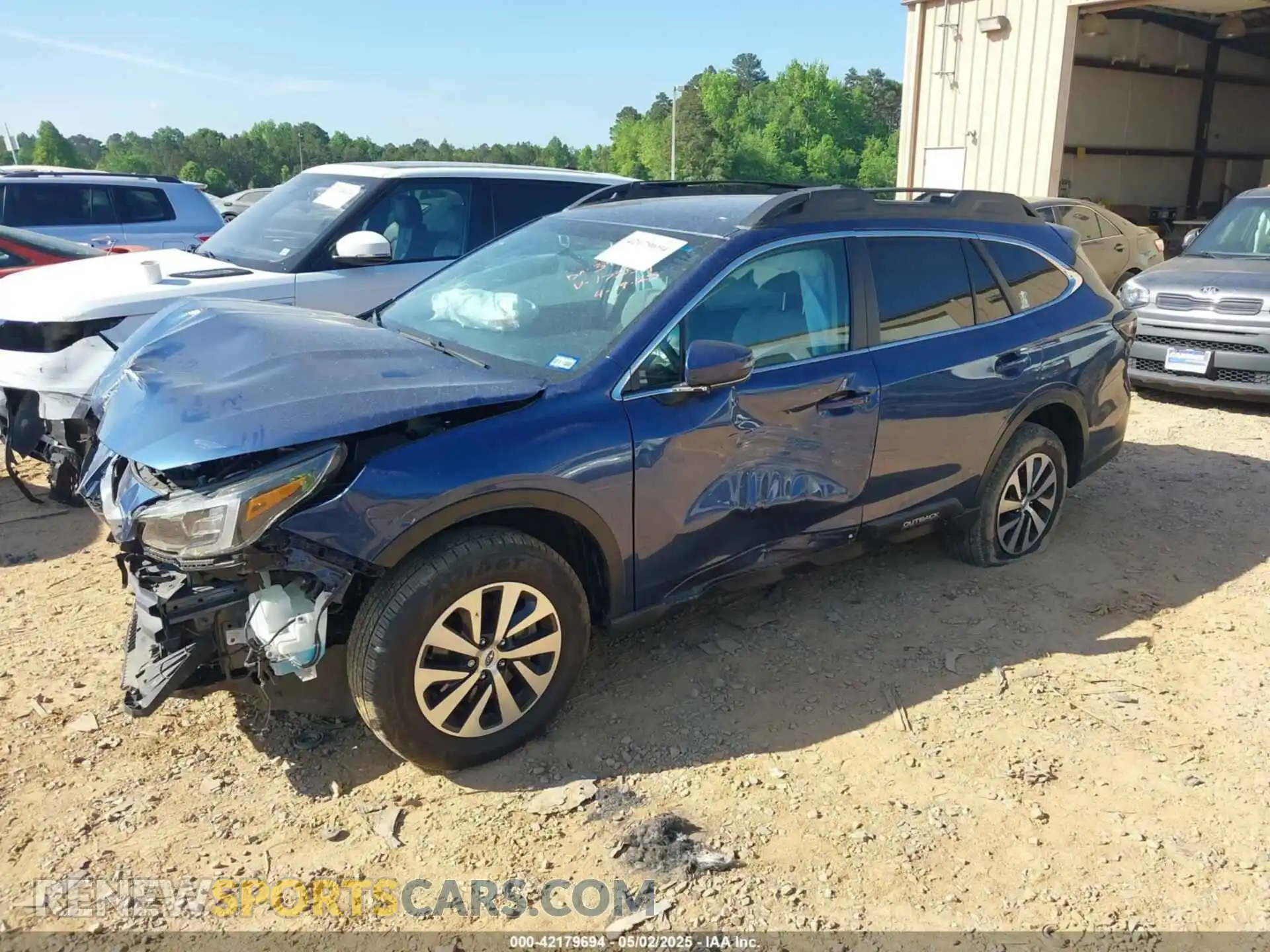 2 Photograph of a damaged car 4S4BTACC9M3172541 SUBARU OUTBACK 2021