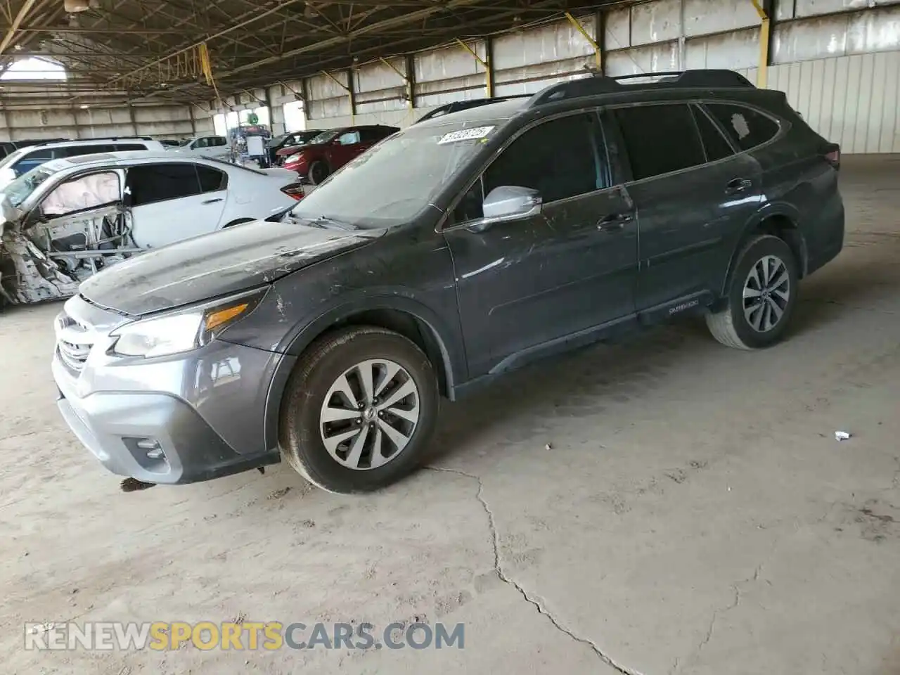 1 Photograph of a damaged car 4S4BTADC1M3106984 SUBARU OUTBACK 2021