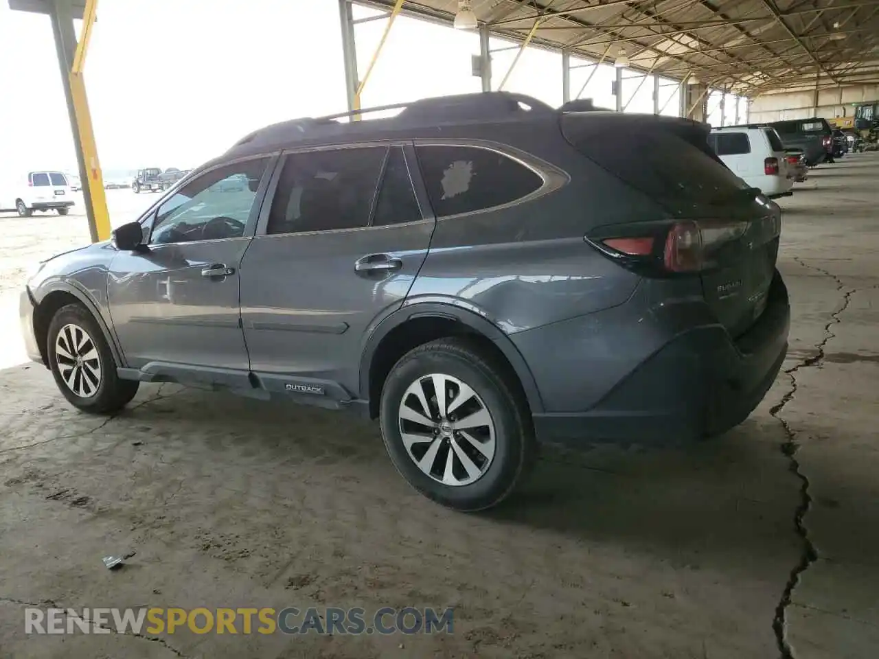 2 Photograph of a damaged car 4S4BTADC1M3106984 SUBARU OUTBACK 2021