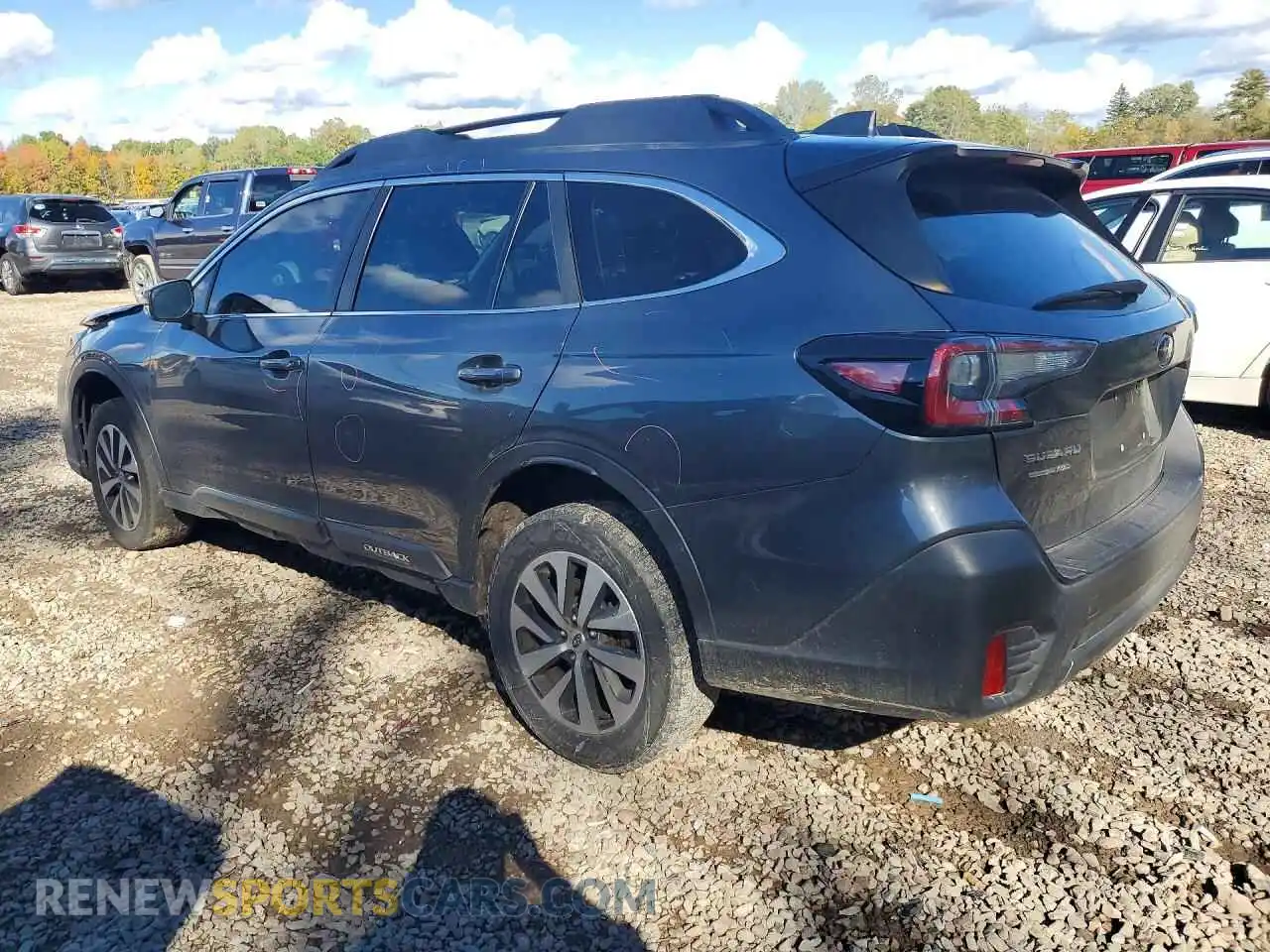 2 Photograph of a damaged car 4S4BTADC1M3135806 SUBARU OUTBACK 2021