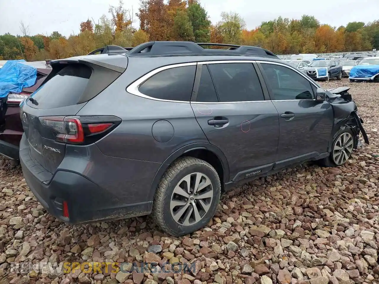 3 Photograph of a damaged car 4S4BTADC1M3135806 SUBARU OUTBACK 2021