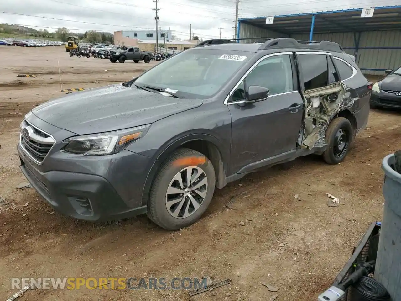1 Photograph of a damaged car 4S4BTADC1M3175934 SUBARU OUTBACK 2021