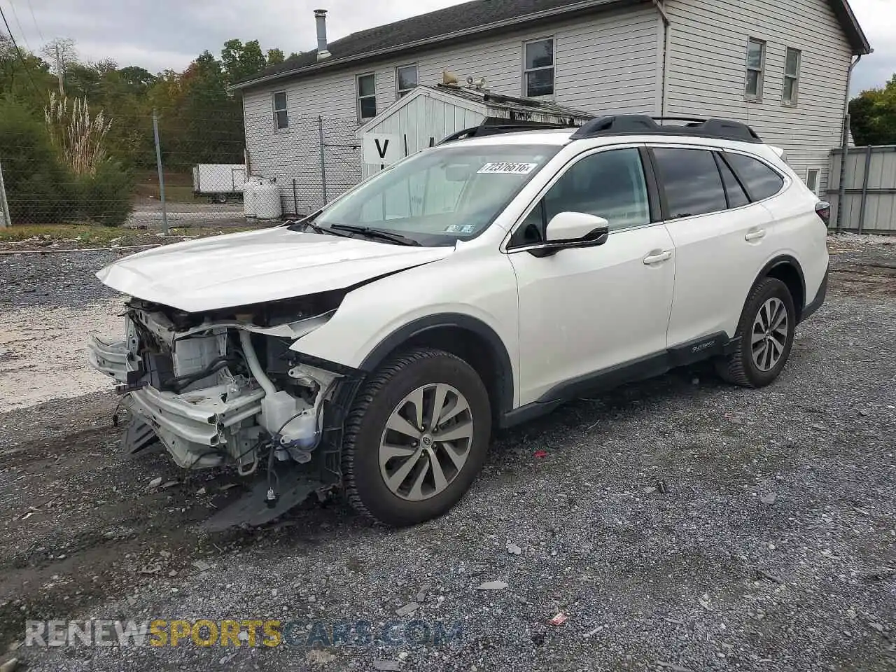 1 Photograph of a damaged car 4S4BTADC2M3178910 SUBARU OUTBACK 2021