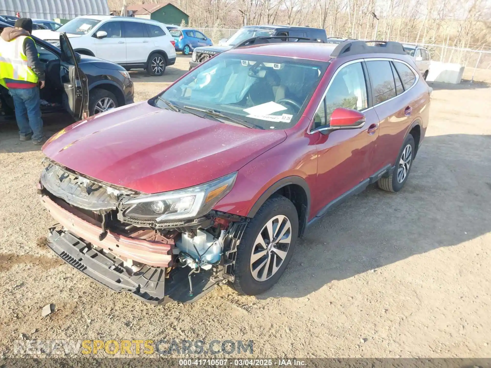 2 Photograph of a damaged car 4S4BTADC3M3113810 SUBARU OUTBACK 2021