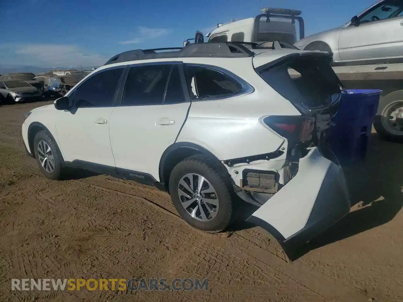2 Photograph of a damaged car 4S4BTADC4M3111886 SUBARU OUTBACK 2021