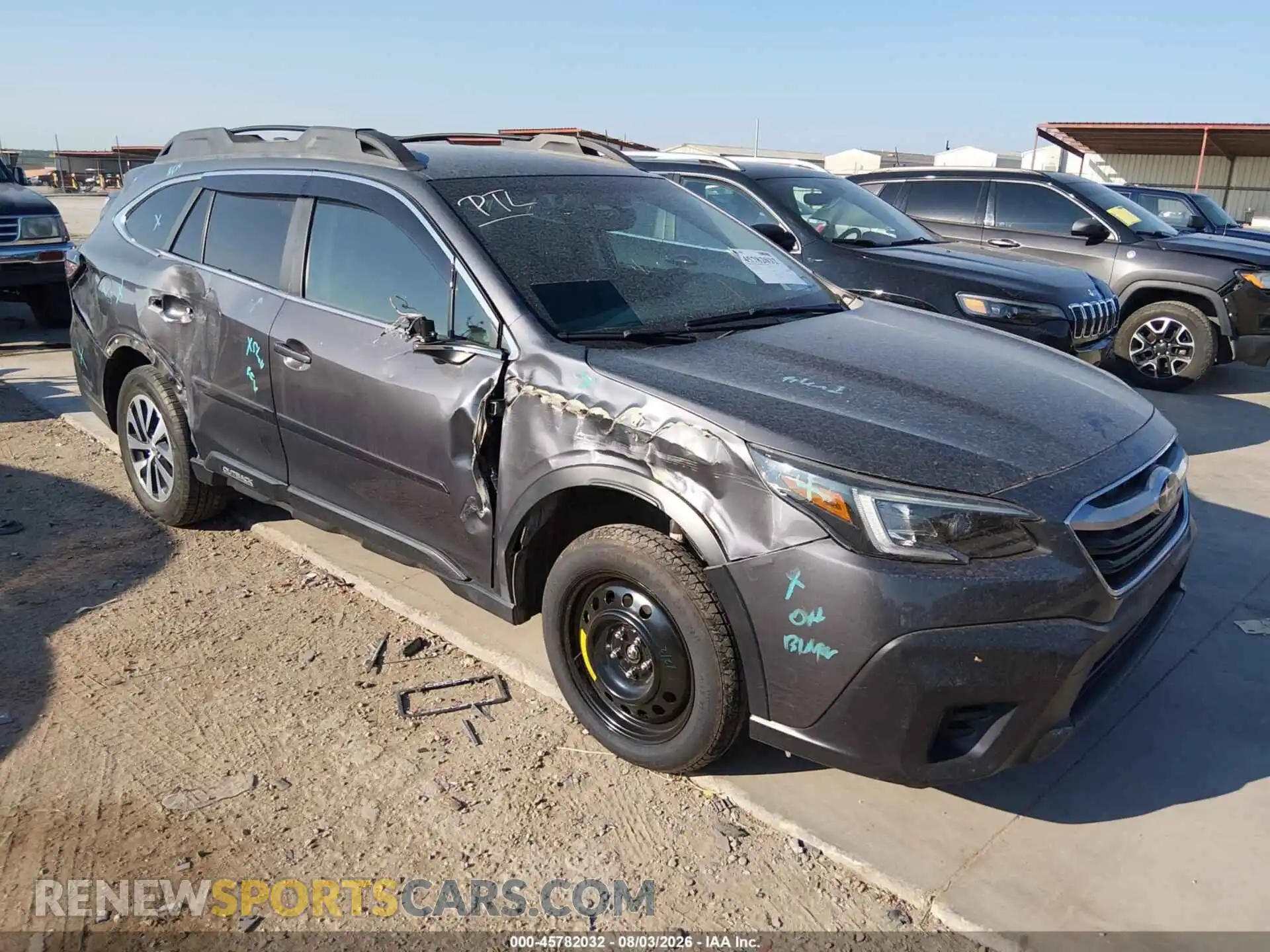 1 Фотография поврежденного автомобиля 4S4BTADC4M3130132 SUBARU OUTBACK 2021
