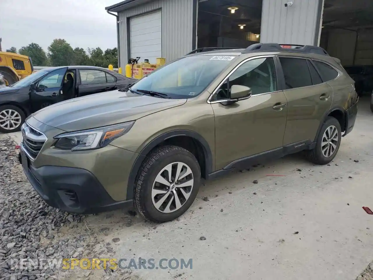 1 Photograph of a damaged car 4S4BTADC4M3215844 SUBARU OUTBACK 2021