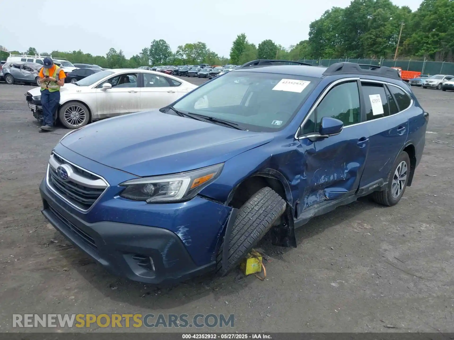 2 Фотография поврежденного автомобиля 4S4BTADC5M3117048 SUBARU OUTBACK 2021