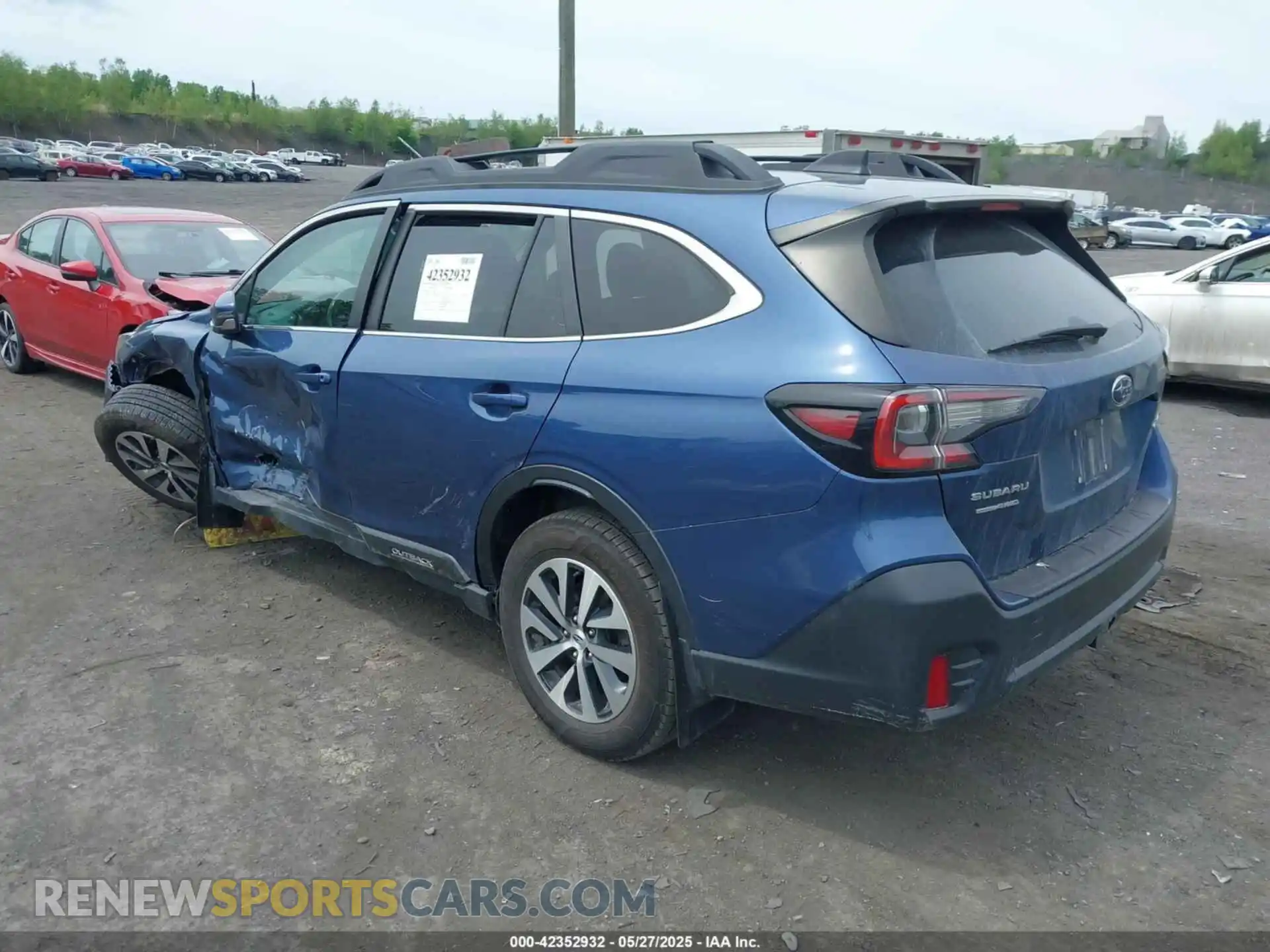 3 Фотография поврежденного автомобиля 4S4BTADC5M3117048 SUBARU OUTBACK 2021