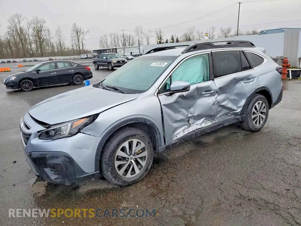 1 Photograph of a damaged car 4S4BTADC6M3204845 SUBARU OUTBACK 2021