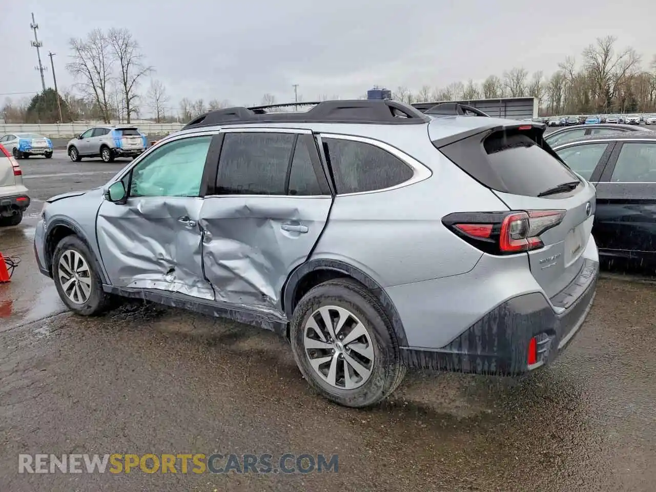 2 Photograph of a damaged car 4S4BTADC6M3204845 SUBARU OUTBACK 2021