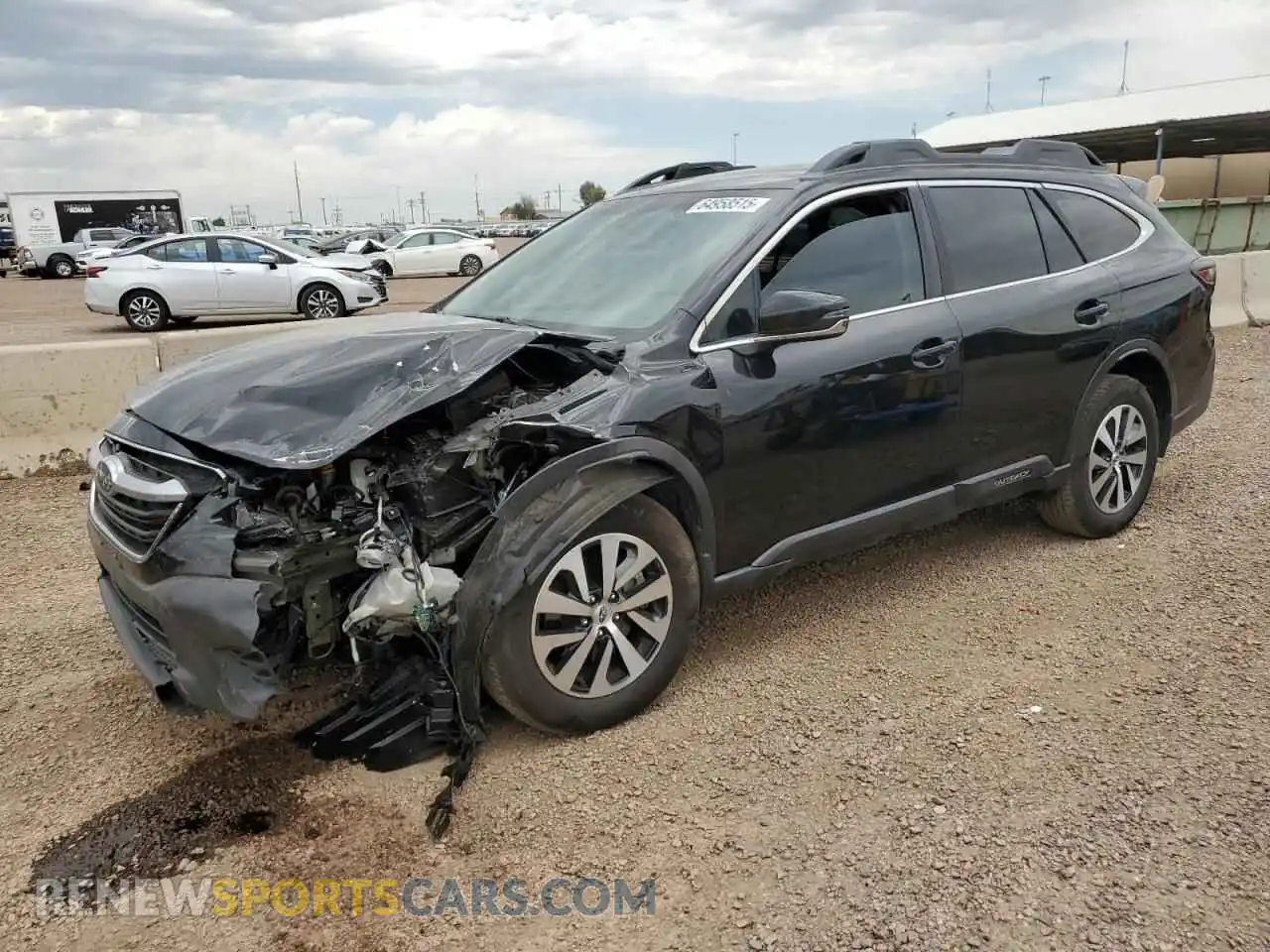 1 Photograph of a damaged car 4S4BTADC6M3210290 SUBARU OUTBACK 2021