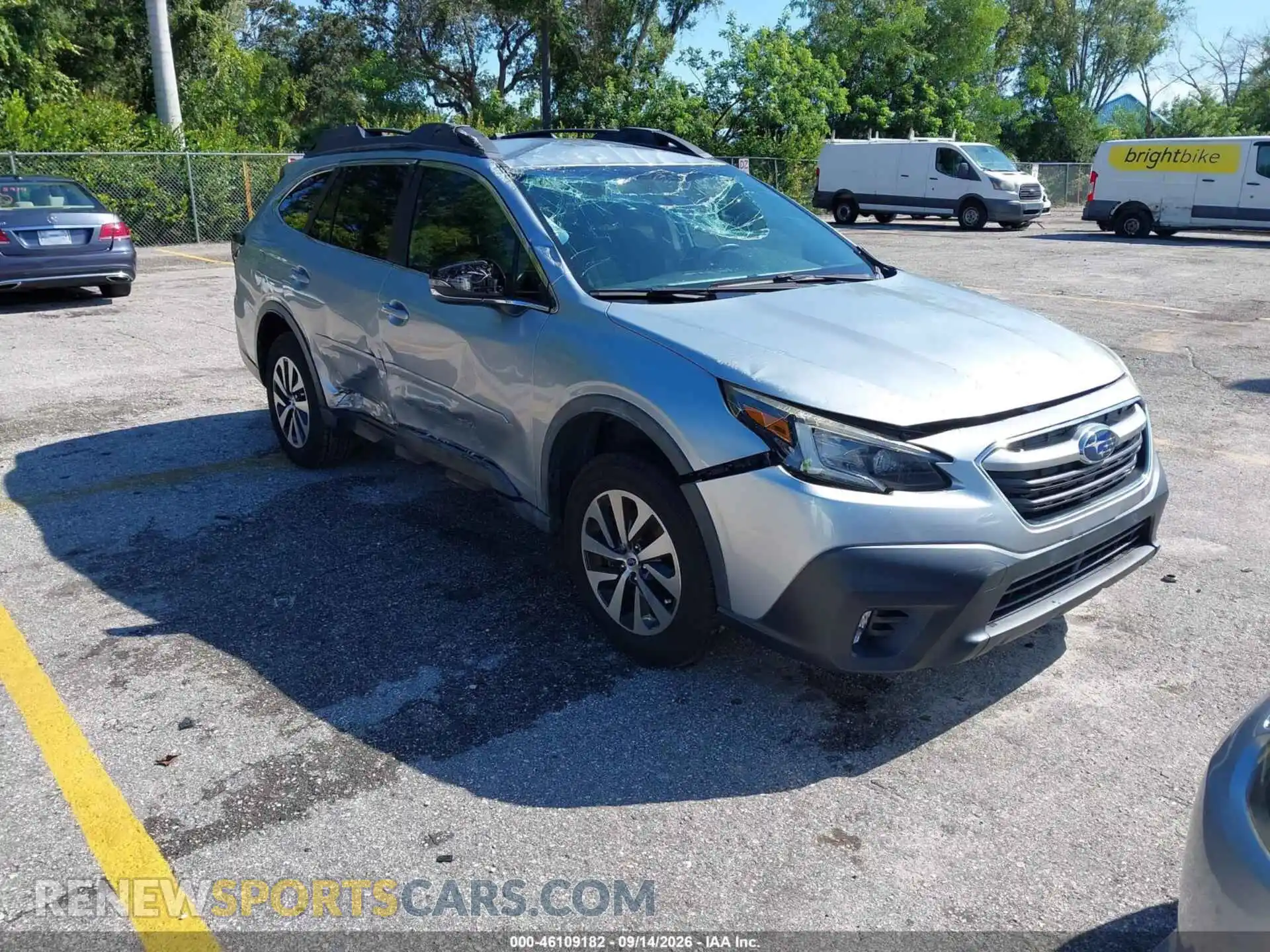 1 Photograph of a damaged car 4S4BTADC7M3163335 SUBARU OUTBACK 2021