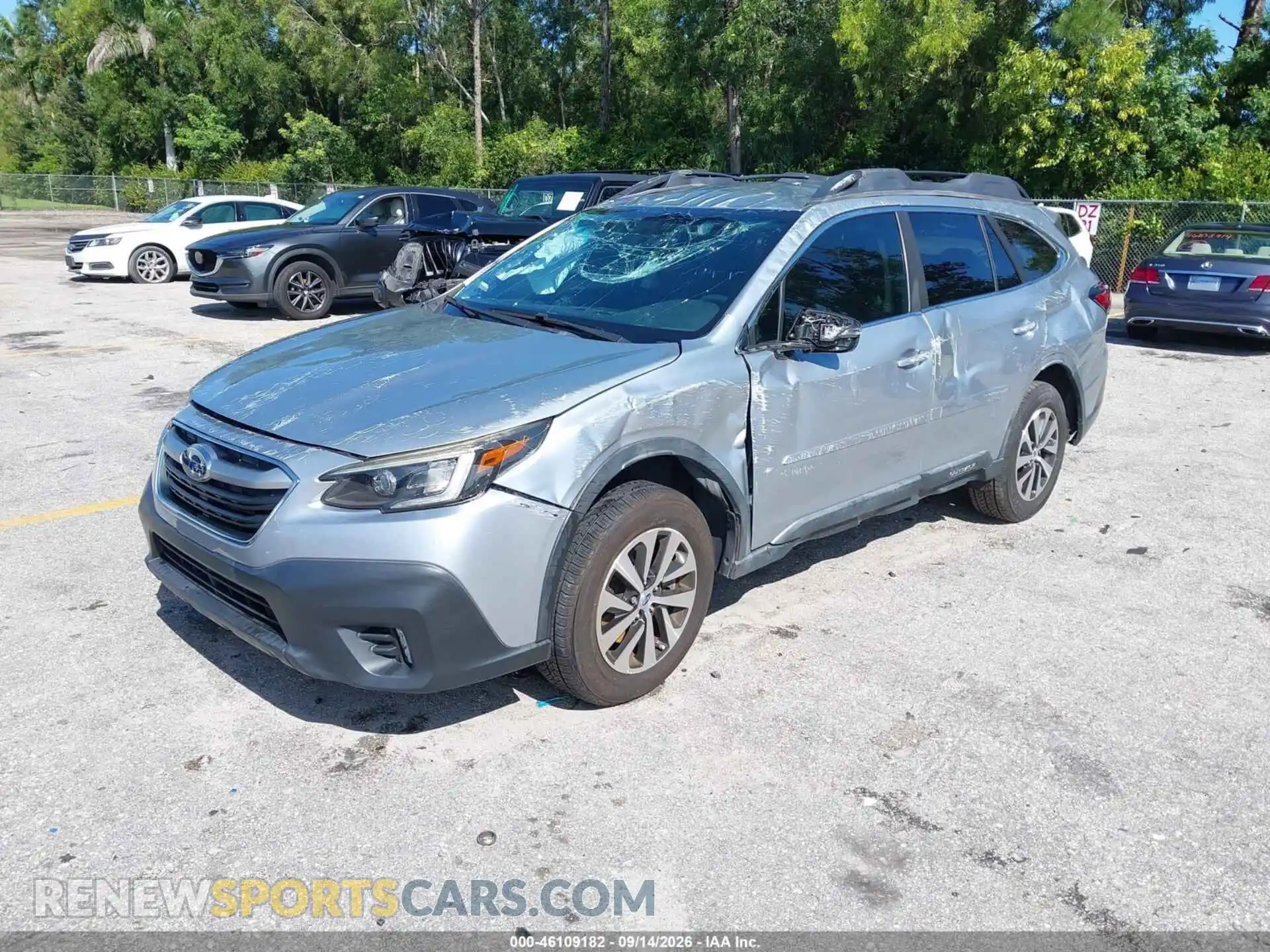 2 Photograph of a damaged car 4S4BTADC7M3163335 SUBARU OUTBACK 2021