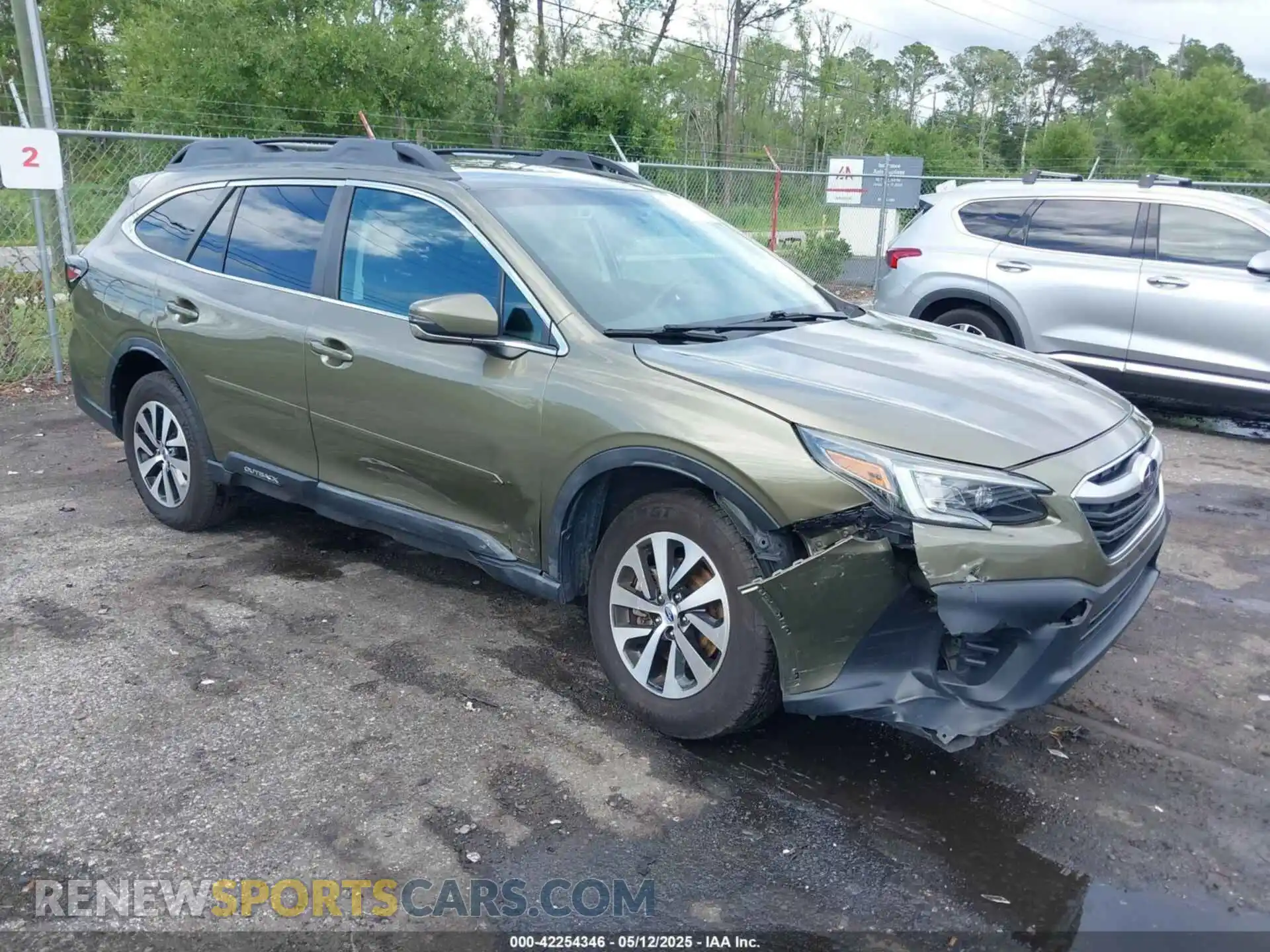 1 Photograph of a damaged car 4S4BTADC7M3182130 SUBARU OUTBACK 2021