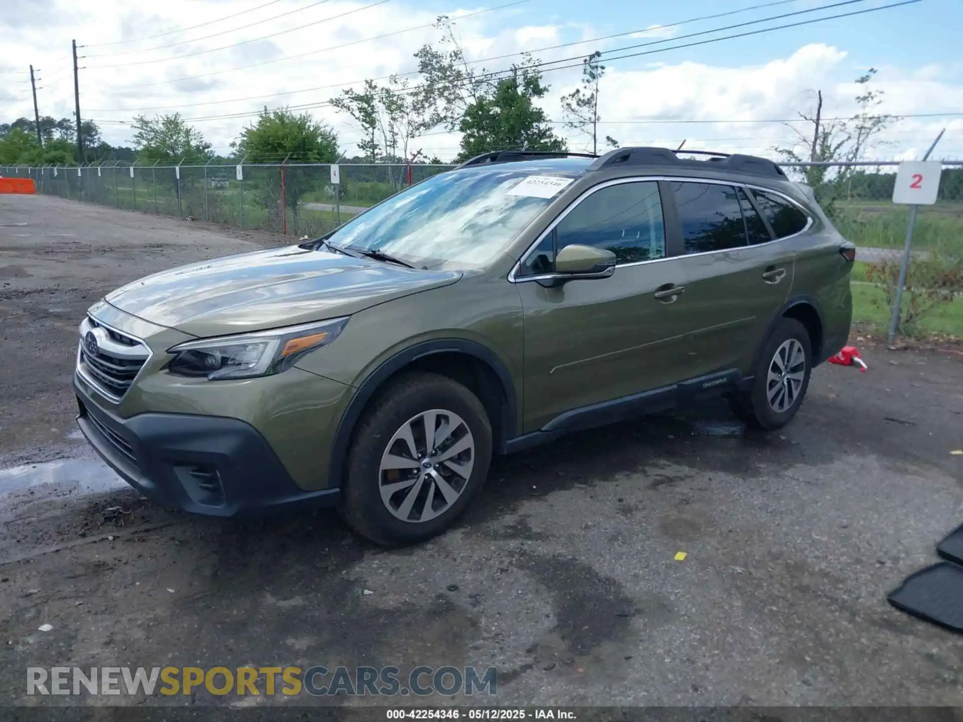 2 Photograph of a damaged car 4S4BTADC7M3182130 SUBARU OUTBACK 2021