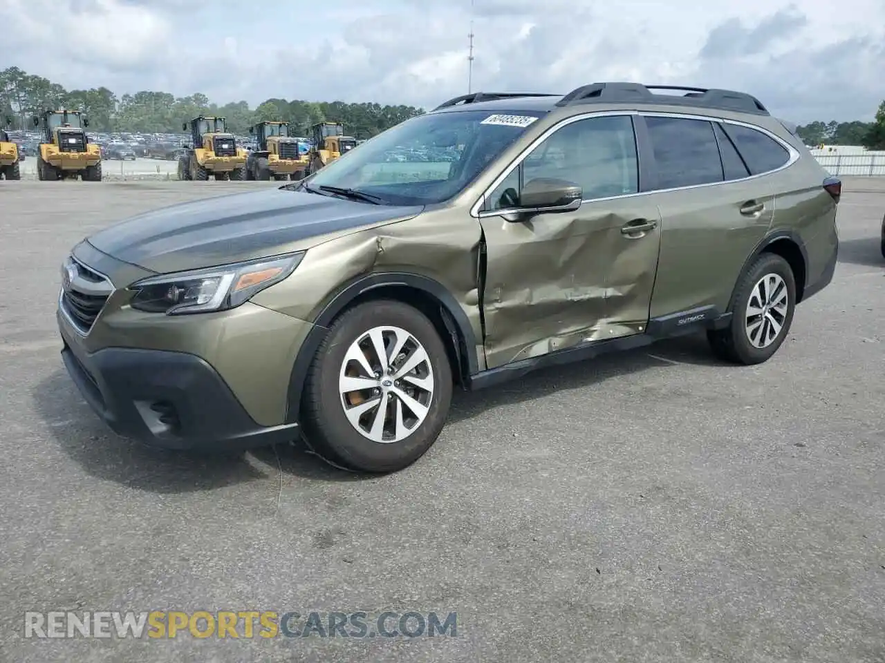 1 Photograph of a damaged car 4S4BTADC7M3184847 SUBARU OUTBACK 2021
