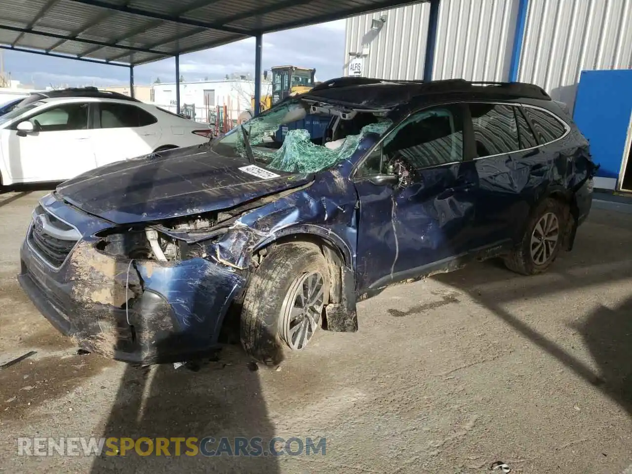 1 Photograph of a damaged car 4S4BTADC7M3203185 SUBARU OUTBACK 2021